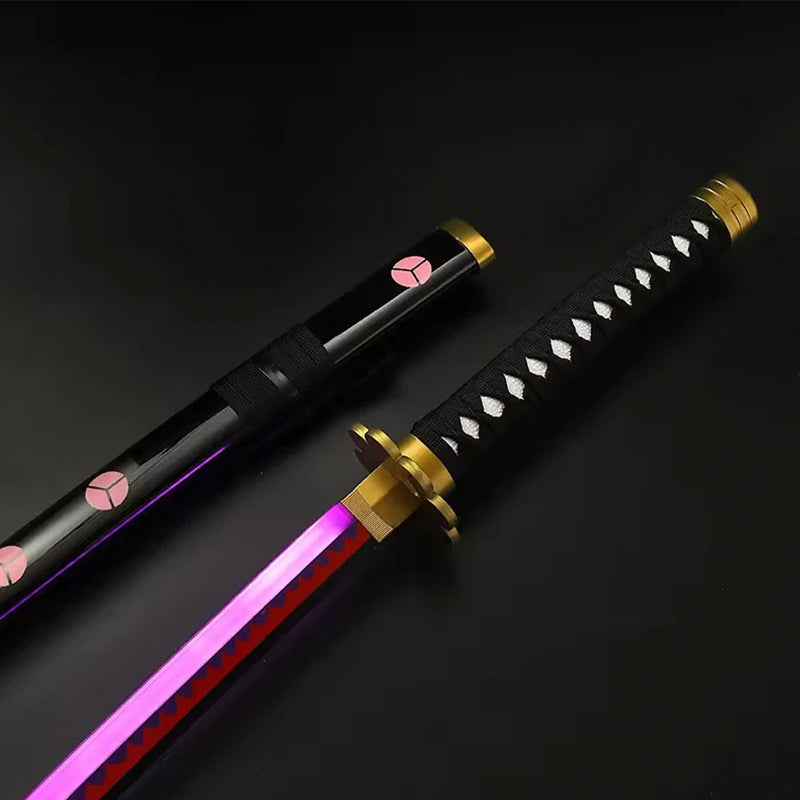 Roronoa Zoro’s Shusui Neon LED Cosplay Wooden Katana