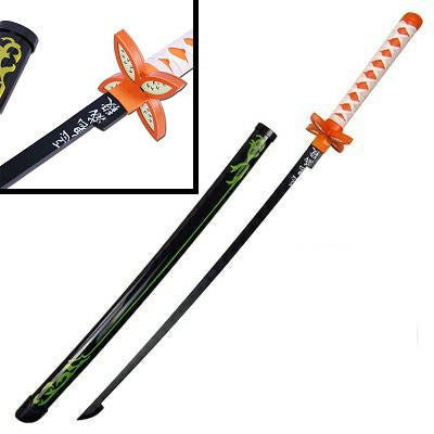 Shinobu Kocho Cosplay Wooden Katana 104 cm