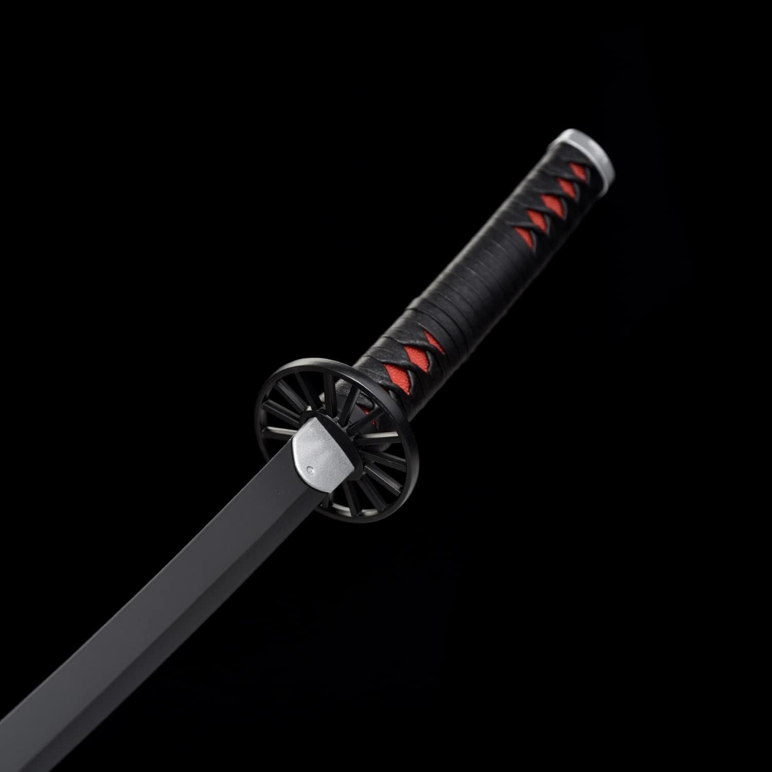 Tanjiro Kamado Black Wooden Katana (104 cm) | Premium Anime-Style Sword for Cosplay