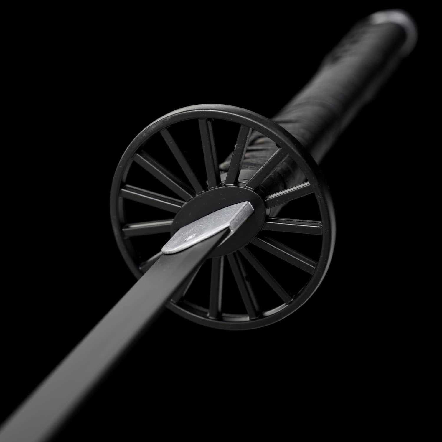 Tanjiro Kamado Black Wooden Katana (104 cm) | Premium Anime-Style Sword for Cosplay