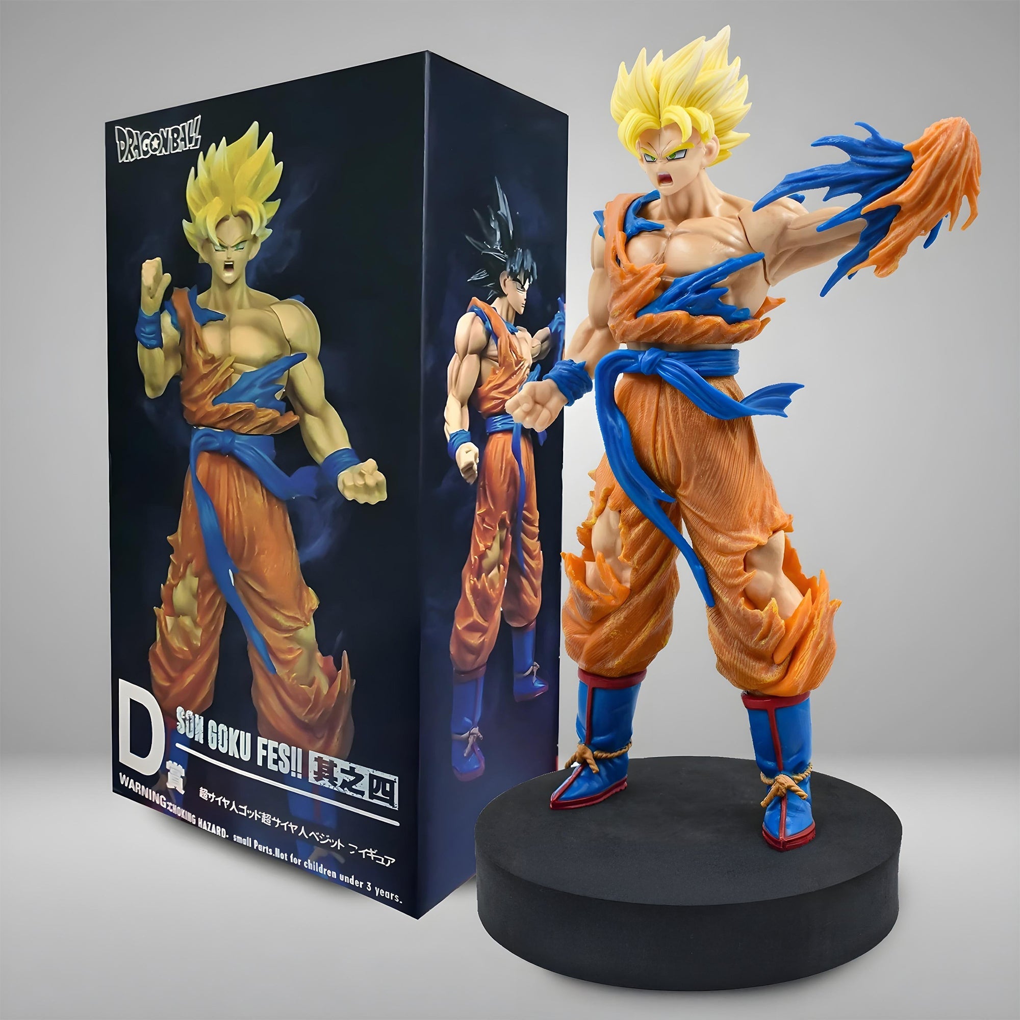 DBZ Goku Angry Action Figures Collectible Statue 35 cm