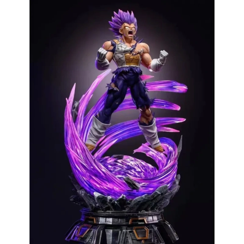 DBZ Super Saiyan Ultra Instinct Vegeta 2 Head | PVC Statue Light Up