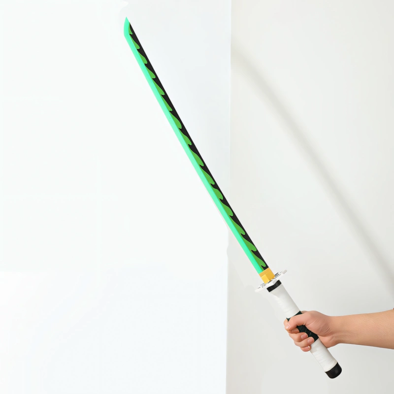 Sanemi’s Nichirin Led Cosplay Wooden Katana 104cm