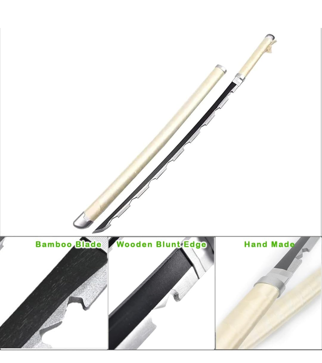 Inosuke Cosplay Wooden Katana 104 cm