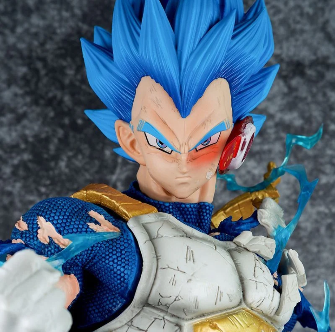 DBZ- Majin Vegeta with 4 Detachable Heads 45 Cm Premium Action Figure