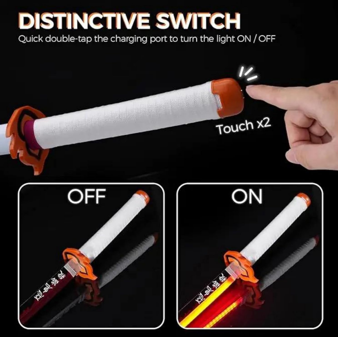 DS - Mitsuri Led Wooden Cosplay Katana 104cm